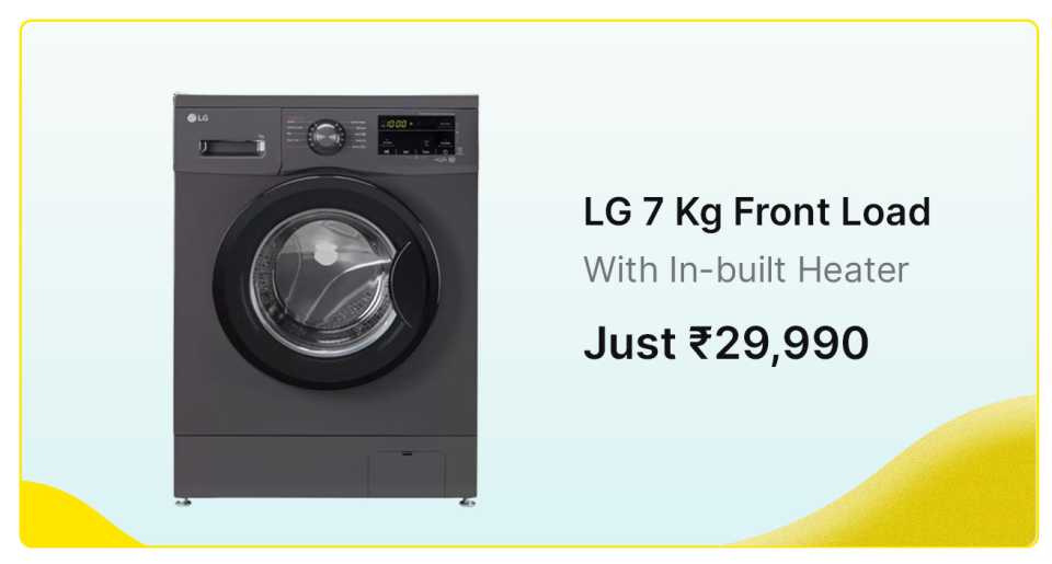 LG 7 kg Fully Automatic Front Load Washing Machine with In-built Heater
