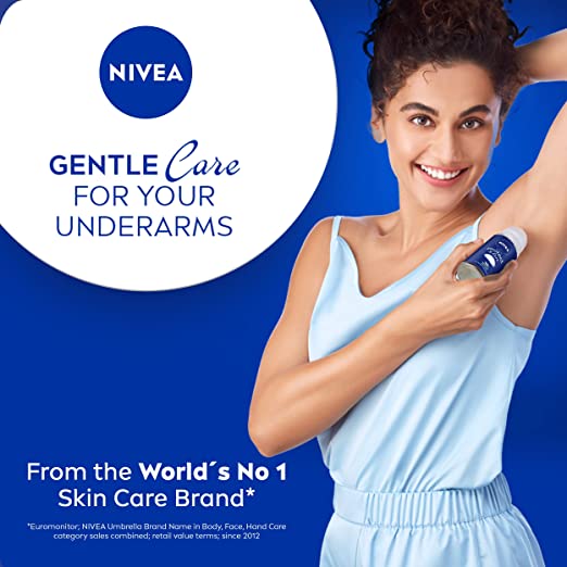 Nivea Deodorant Roll On, Protect & Care for Unisex, 50ml.