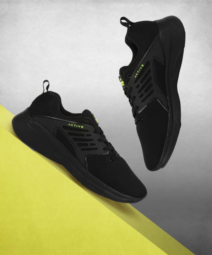 WROGN ACTIVE Running Shoes For Men (Black)