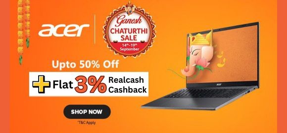 Celebrate Ganesh Chaturthi with Acer's Grand Sale! ππ