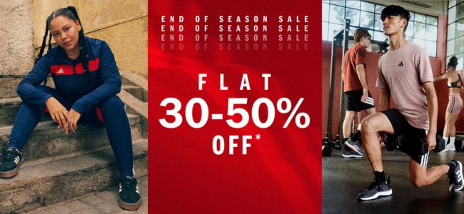 End of Season Sale: Get Flat 30-50% OFF or Buy 2 to get Extra 20% OFF + Extra 5% OFF on Prepaid Order