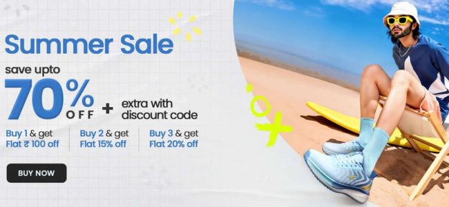 Summer Season Sale - Upto 70% OFF + Extra Discount