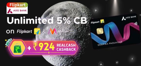 Get 5% Unlimited Cashback on Flipkart & Myntra on every order
