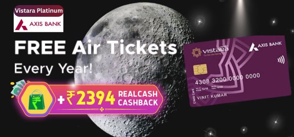 Vistara Platinum Credit Card - Free Air Tickets Every Year