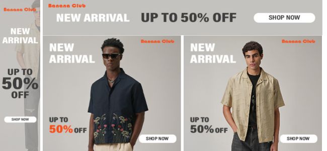 New Arrival - Flat 50% OFF