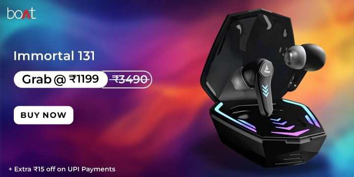 Immortal 131 Earbuds At 66% Off π§