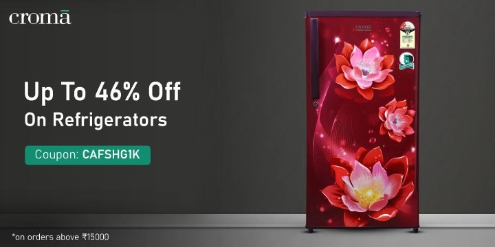 Up To 46% Off On Refrigerators 🥳