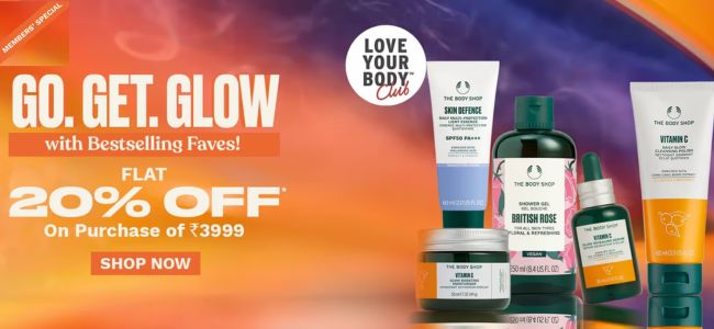 Flat 20% OFF on order above Rs 3999