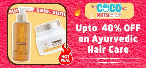 Coco Nuts - Upto 40% OFF on Ayurvedic Hair Care