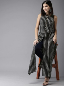 Lamba Creations Women Ethnic Dress Black Dress