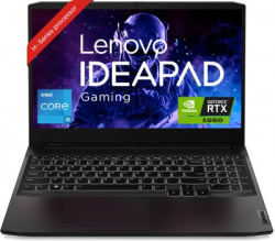 Lenovo IdeaPad Gaming 3 Intel Core i5 11th Gen 11320H - (8 GB/512 GB SSD/Windows 11 Home/4 GB Graphics/NVIDIA GeForce GTX 1650) 15IHU6 Gaming Laptop(39.62 cm, Shadow Black, 2.25 kg)