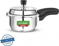 Greenchef Pearl 2 L Induction Bottom Pressure Cooker(Stainless Steel) Starts From 649