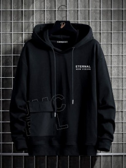 Jump Cuts Printed Men Hooded T-Shirt