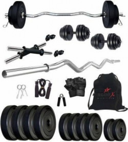 Star X 20 kg PVC weight with 3ft Curl Rod Gym Combo