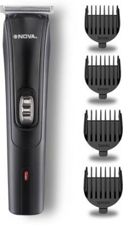 NOVA NHT 1039 USB Trimmer 45 min Runtime 4 Length Settings(Black)