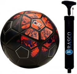 RASCO COMBO CR SEVEN RED FOOTBALL WITH AIR PUMP Football - Size: 5(Pack of 2, Red)