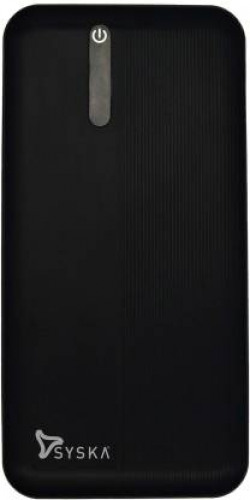 Syska 10000 mAh Power Bank (Fast Charging)(Elegant Black, Lithium Polymer)