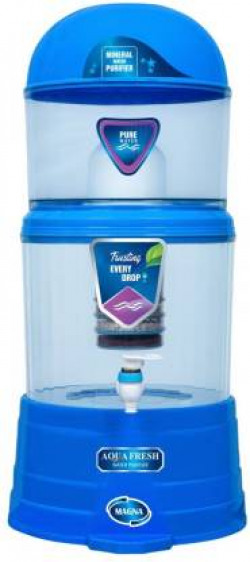 Aqua Fresh MINERAL POT BLUE gravity based 16 L WATER PURIFIER 16 L Gravity Based Water Purifier(Blue)