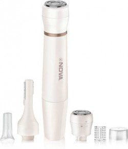 NOVA NLS 532 Facial Sensi-Trim Touch Trimmer 60 min Runtime 2 Length Settings(Multicolor)