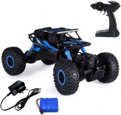 Rock Crawler 1:18 Scale 4WD 2.4 Ghz 4x4 RALLY CAR - Blue(Blue)