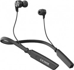 Ucool Blast 60 Hours Playtime Wireless Neckband headphones Earphone Bluetooth Headset(Black, In the Ear)