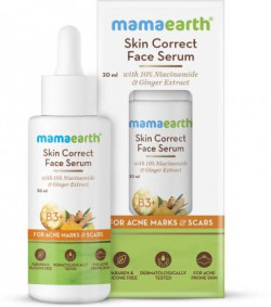 Mamaearth Skin Correct Face Serum for Acne Marks & Scars with Niacinamide & Ginger Extract(30 ml)