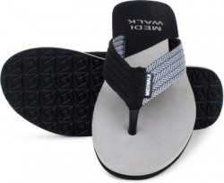 Mediwalk Men's Premium Quality Light Weight Flipflops & Slippers(Grey 8)