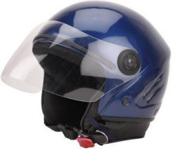 Hilips BLUE TRACK(ISI APPROVED) HELMET MOTORBIKE Motorbike Helmet(Blue)