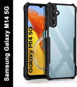 sadgatih Back Cover for Case Compatible with Samsung Galaxy M14 5G(Multicolor, Dual Protection, Silicon, Pack of: 1)