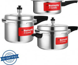Butterfly Friendly 2 L, 3 L, 5 L Induction Bottom Pressure Cooker(Aluminium)