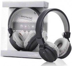BASS BLING Newest SH-12 Wireless Headphone With Mic For All Smartphones Bluetooth with mic Bluetooth & Wired Headset(Black, On the Ear)