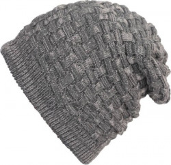 TrendZone Self Design Beanie Cap
