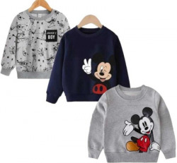 Mimmy Kids Full Sleeve Printed Baby Boys & Baby Girls Sweatshirt