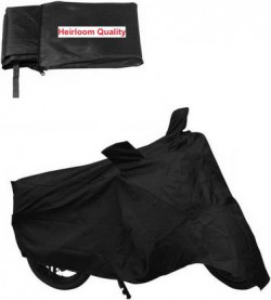 Heirloom Quality Two Wheeler Cover for Universal For Bike(Black)