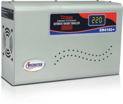 Microtek EM4160+ Digital Display For AC upto 1.5Ton (160V-285V) Voltage Stabilizer(Grey)