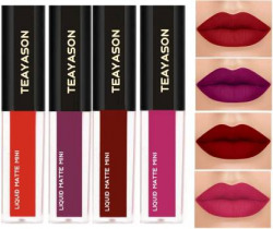 teayason Red Edition Liquid Matte Lipsticks(Red Edition, 16 ml)