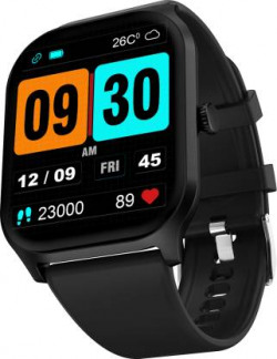 Fire-Boltt Hunter 2.01 inch HD Display Buetooth Calling with Single Chipset, Metal Body Smartwatch(Black Strap, Free Size)