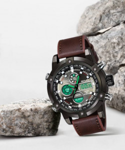 Sports Formal Casual Watches for Boys & Men Analog-Digital Watch - For Men 1005-Black Dial Analog Digital Sports Watch For Men's