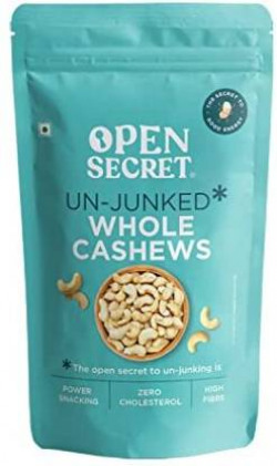 OPEN SECRET Premium Cashews/Kaju|100% Natural|Tasty, Crunchy| Immunity Boosting Nuts| Cashews(1 kg)
