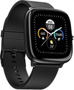Noise Qube with 1.4 Full Touch display, Multi-Sports modes, 7-day Battery,Spo2 Smartwatch(Black Strap, Regular)