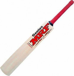 MRF Genius Virat Kohli bat|Size-5| For 9-12 Years Boys/Girls|Tennis Ball With Cover|Under 500 Poplar Willow Cricket Bat(950-1100 g)