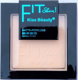 Kiss Beauty Fit Skin 24 hours matte light compact Compact(Beige, 9 g)