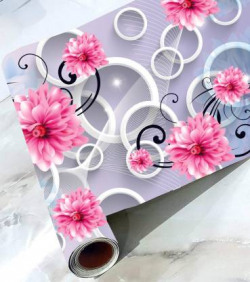 HD PRINT HOUSE Floral & Botanical Multicolor Wallpaper(