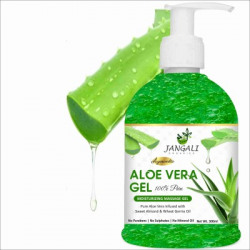 Pure Jangali Organics Aloe vera,Light Moisturizer Face & Hair Gel for Daily Use (300 g)(300 g)