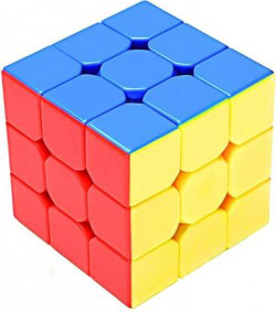 fluffies 3x3 SpeedCube High Speed Smooth Turning Magic Cube Puzzle Brainteaser-RUBIC CUBE(1 Pieces)