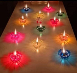AD PLAST 3D Shadow Reflection Floating Plastic Lamp