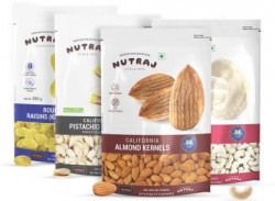 Nutraj Daily Needs Combo 250gm Each (Pack of 4) Pistachios, Cashews, Almonds, Raisins(4 x 250 g)