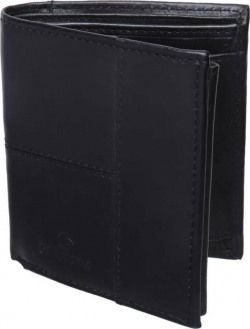 Men Casual, Evening/Party, Formal, Travel, Trendy, Travel Black Genuine Leather Wallet(6 Card Slots)