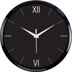 Gulabi Art Analog 28 cm X 28 cm Wall Clock(Black, With Glass, Standard)