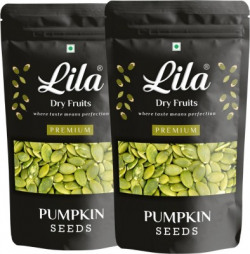 lila dry fruits Premium Raw Pumpkin Seeds |Immunity Booster|Kadu Beej|Super Seeds 500gm*2 Pumpkin Seeds(1000 g, Pack of 2)